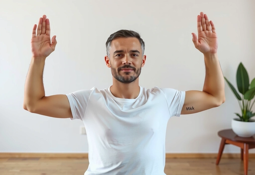 Person holding a long Yin Yoga stretch